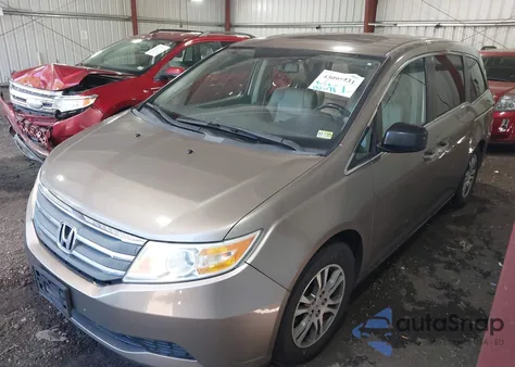 2012 Honda Odyssey Ex-L z USA, uszkodzony, nr VIN 5FNRL5H66CB119584